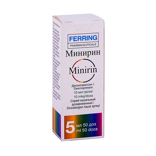 Minirin sprey nazal. 10mkg/doz 50doz 5ml №1