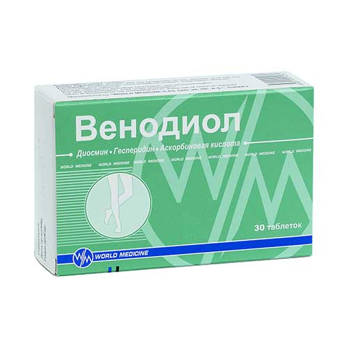 Венодиол таб. 500мг №30