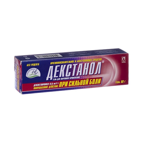 Dekstanol gel 12,5mg/g 60g