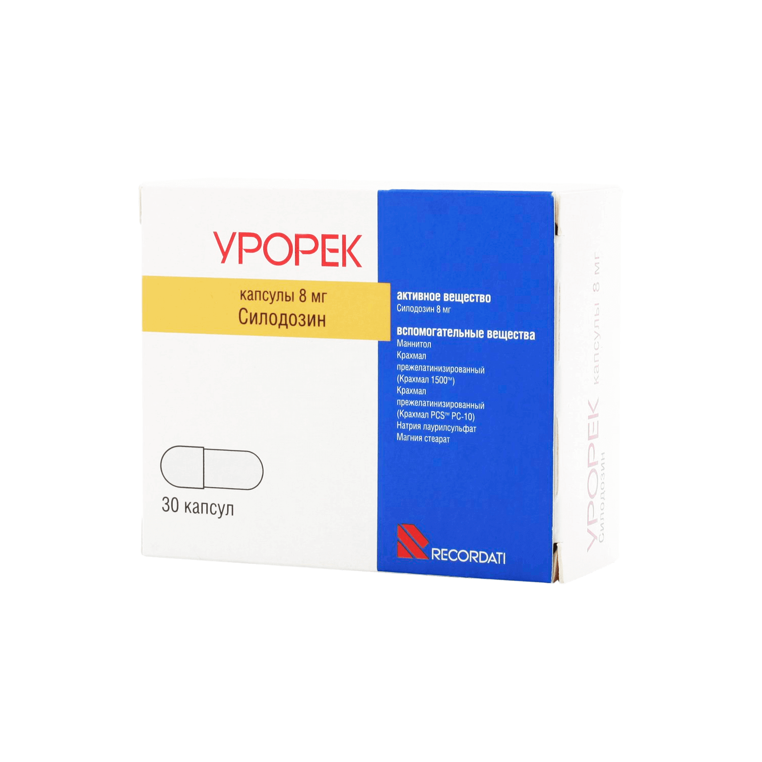 Urorek kaps. 8mg N30