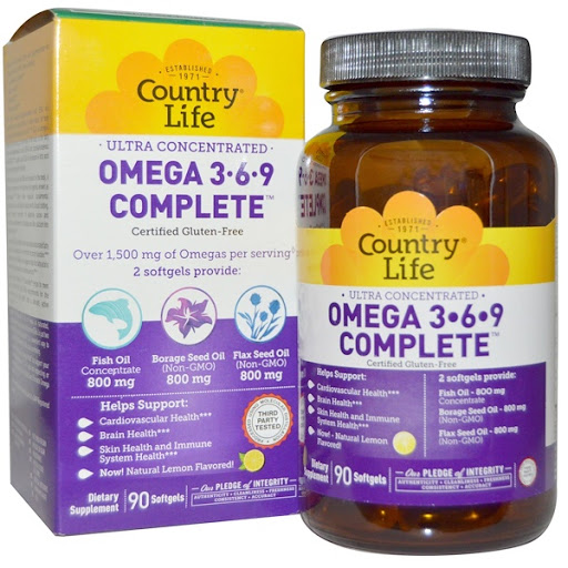 Рыбий жир Омега-3-6-9 1200мг (Complete Complex Omega)