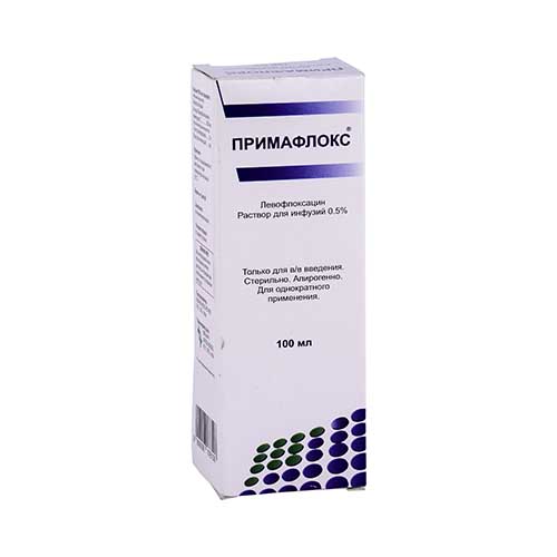 Primafloks r-r d/inf. 500mg/100ml