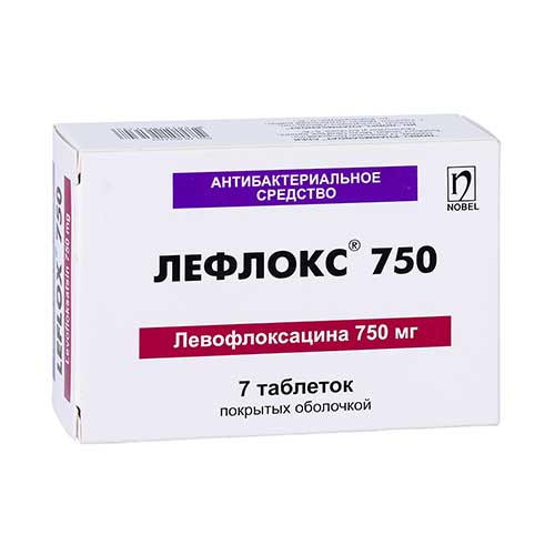 Лефлокс таб. п/о 750мг №7