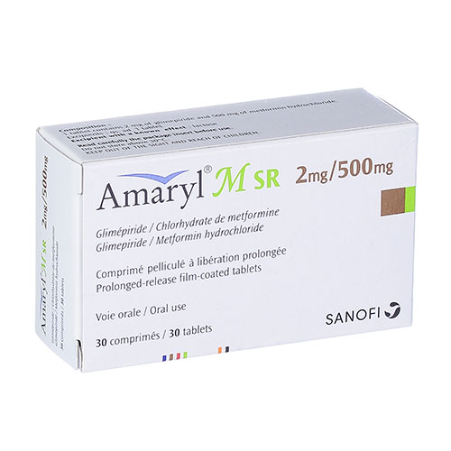 Амарил М табл. 2мг/500мг №30