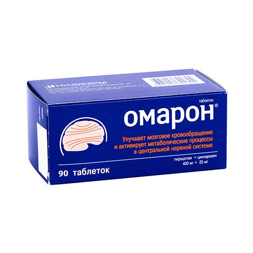 Омарон таб. 400мг+25мг №90