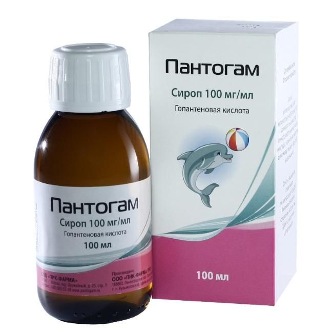 Пантогам сироп 100мг/мл 100мл №1