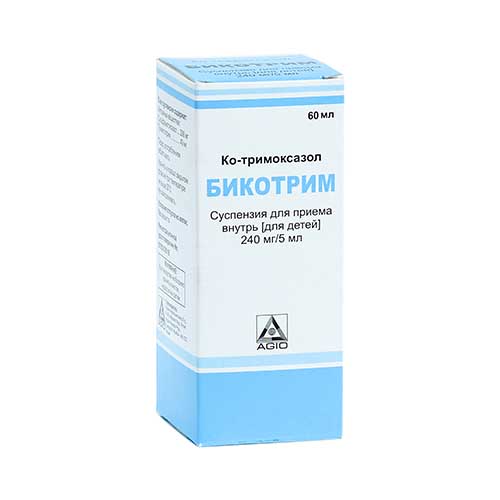 Bikotrim susp. d/pr.vnutr 240mg/5ml 60ml