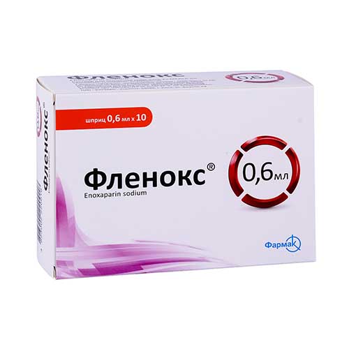 Фленокс р-р д/ин. 6000 анти-Ха МЕ/0.6мл №10