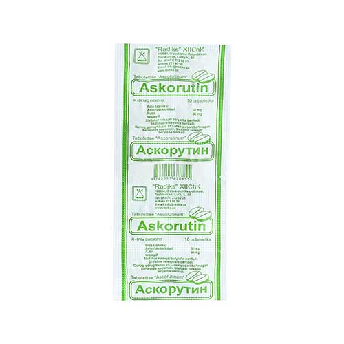 Askorutin tab. №10