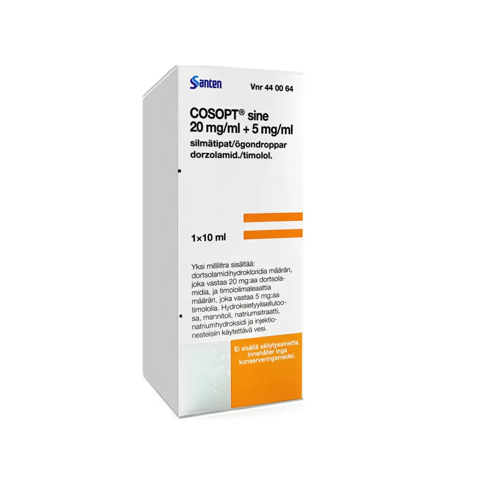 KOSOPT, 20 MG/ML + 5 MG/ML, 10 ML, KAPLI GLAZ. N1