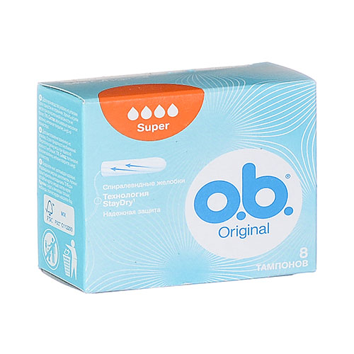 Tamponi gigiyen. o.b. Original Super №8