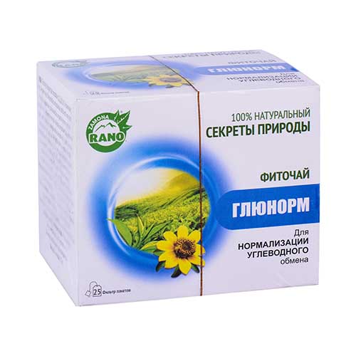 Глюнорм фиточай ф/п 1г №25