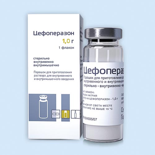 ЦЕФПЕРАЗОН (ЦЕФОПЕРАЗОН/СУЛЬБАКТАМ), 1,0 Г/1,0 Г, ФЛАК. N1