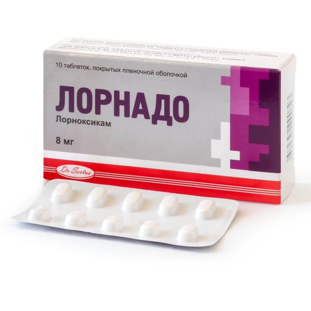LORNADO, 8 MG, TAB. N10