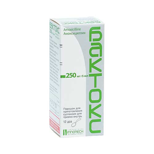 Baktoks por. 250mg/5mg 60ml