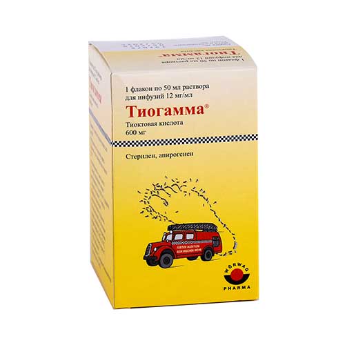 Тиогамма р-р д/инф. 12мг/мл 50мл №1