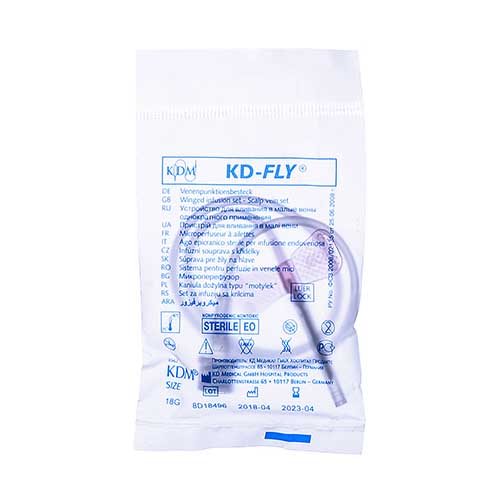 КАТЕТЕР ВНУТРИВЕННЫЙ KD-FLY (БАБОЧКА) 18G N1
