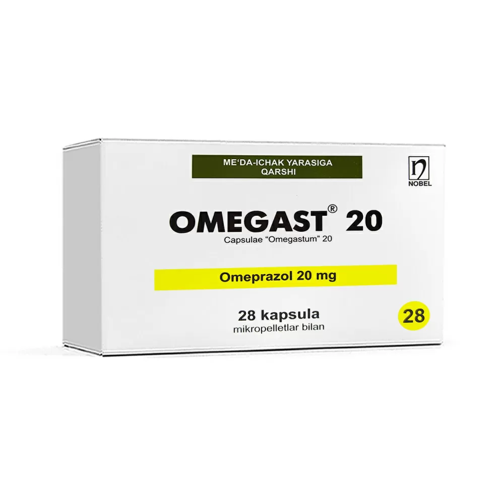 Omegast kaps. 20mg №28