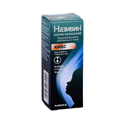 Називин капли наз. 0.025% 10мл