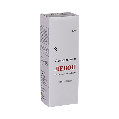 Levon r-r d/inf. 500mg/100ml 100ml