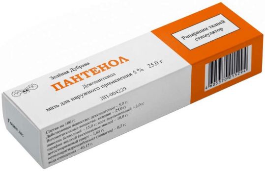 ПАНТЕНОЛ МАЗЬ 5% 25Г N1