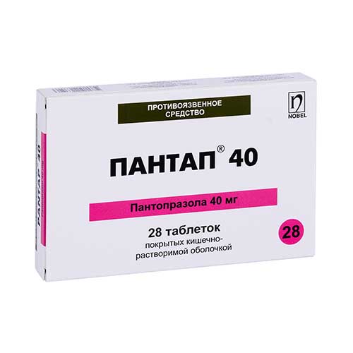 Пантап таб. п/о 40мг №28