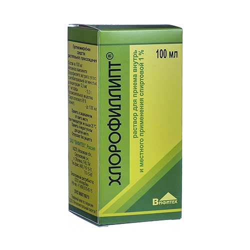 Xlorofillipt r-r spirtovoy 10mg/ml 100ml