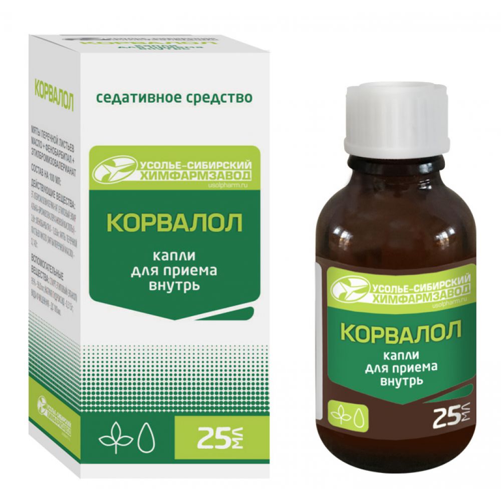 Korvalol kapli d/priyema vnutr 25ml