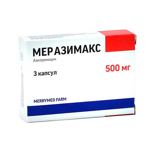 Азимакс MR капс. 500мг №3