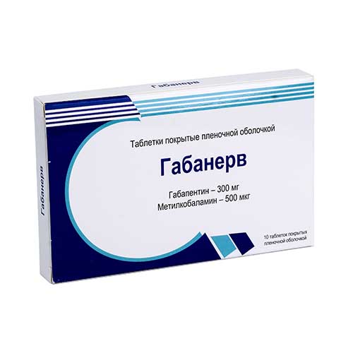 Gabanerv tab. 300mg/500mkg №10