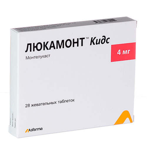 Люкамонт кидс таб. 4мг №28