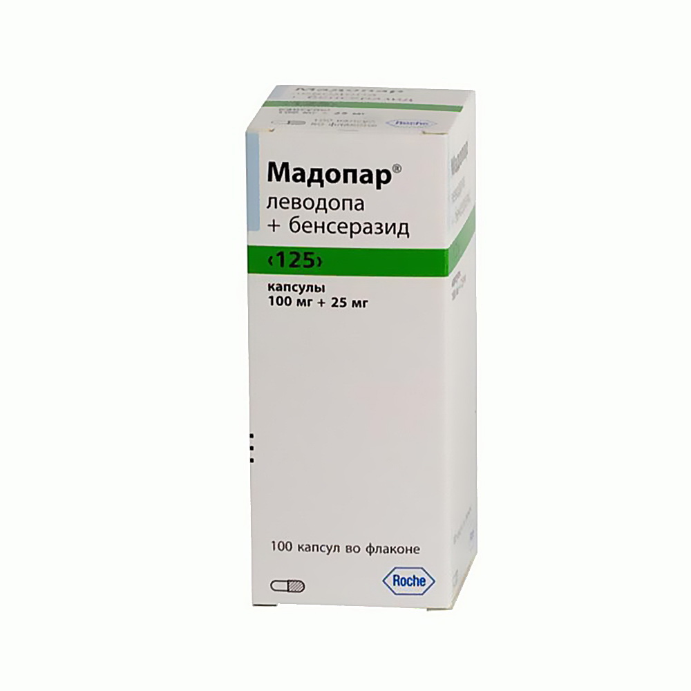 Мадопар капс. 125мг №100