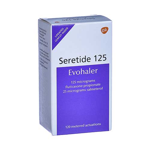 Серетид 125 Эвохалер аэроз. д/инг. 125/25мкг 120 доз
