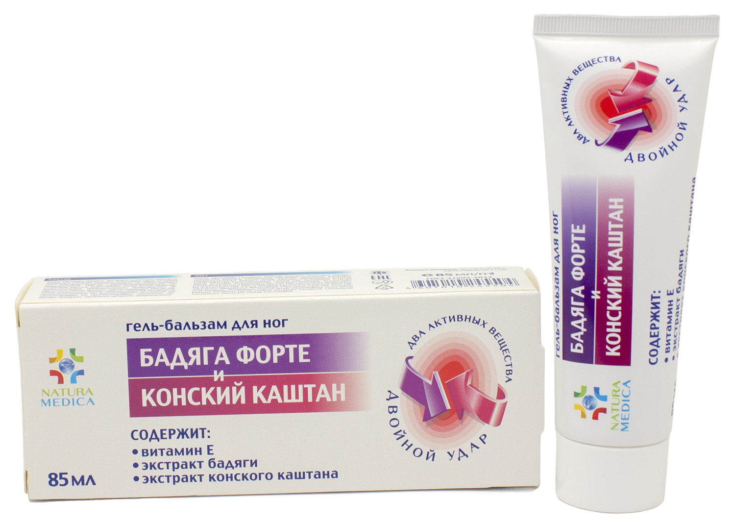 Бадяга Форте гель-бальзам Natura Medica 85мл (911+)