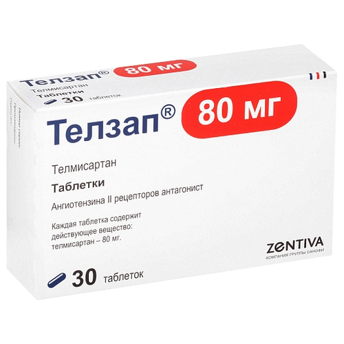 ТЕЛЗАП, 80МГ, ТАБ. N30