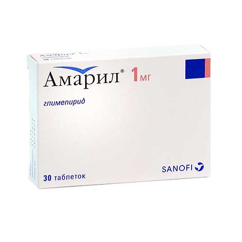 Amaril tab 1mg №30