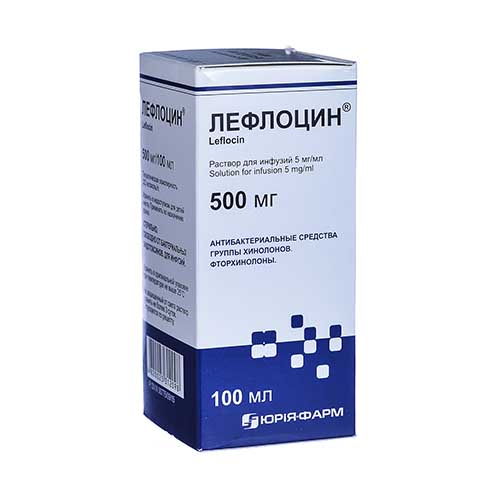 Лефлоцин р-р д/ин. 5мг/мл 100мл