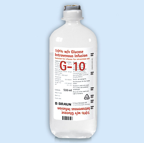 Glyukoza r-r 10% 500ml