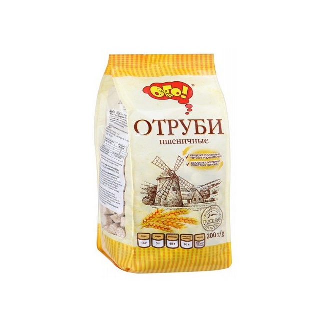 Пшеничные отруби 200г