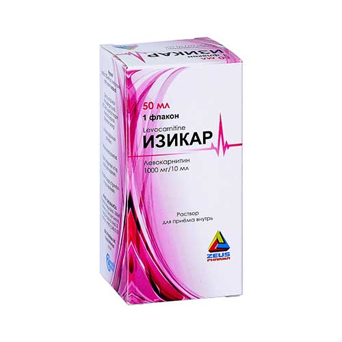 Izikar r-r dlya pitya 1000mg/10ml 50ml