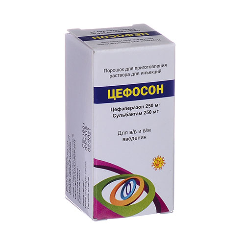 Цефосон-500 пор. д/ин. 250мг/250мл №1