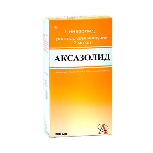Аксазолид р-р д/инф. 2мг/мл 300мл