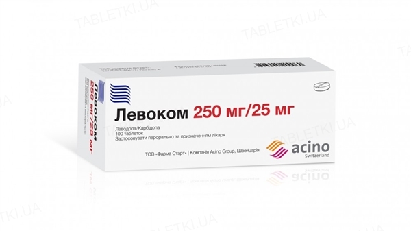ЛЕВОКОМ, 250 МГ/25 МГ, ТАБ. N30