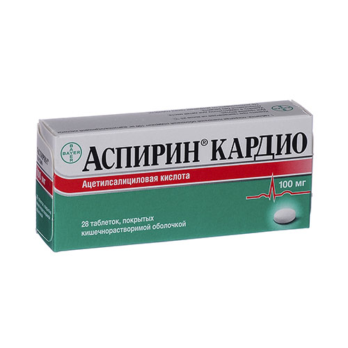 Аспирин кардио таб. 100мг №28
