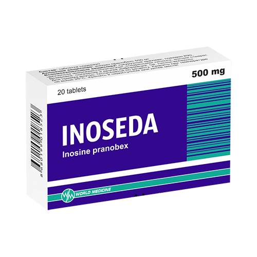 INOSЕDA TAB 500MG N20