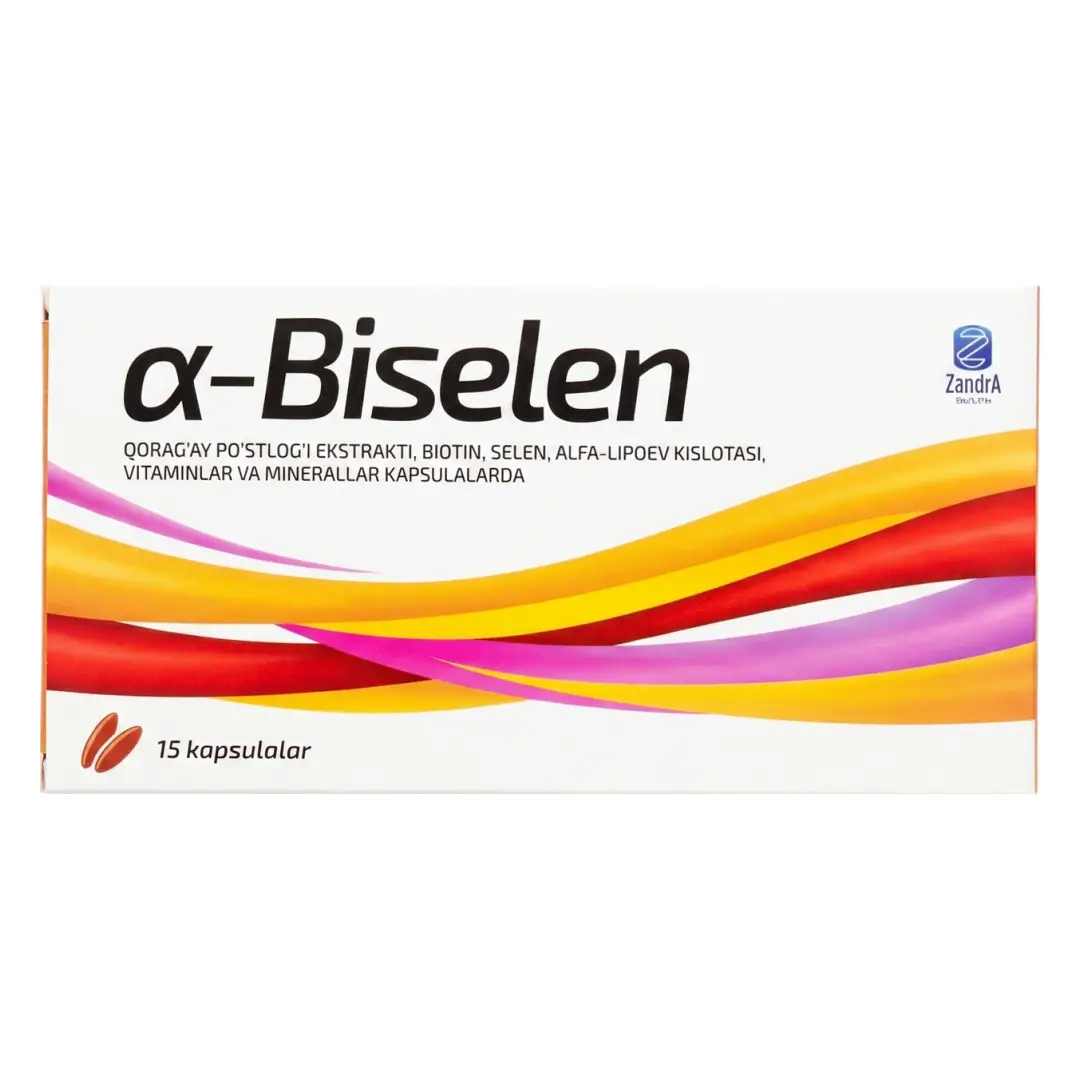 Альфа-Биселен капс. №15 (ɑ-Biselen) (БАД)
