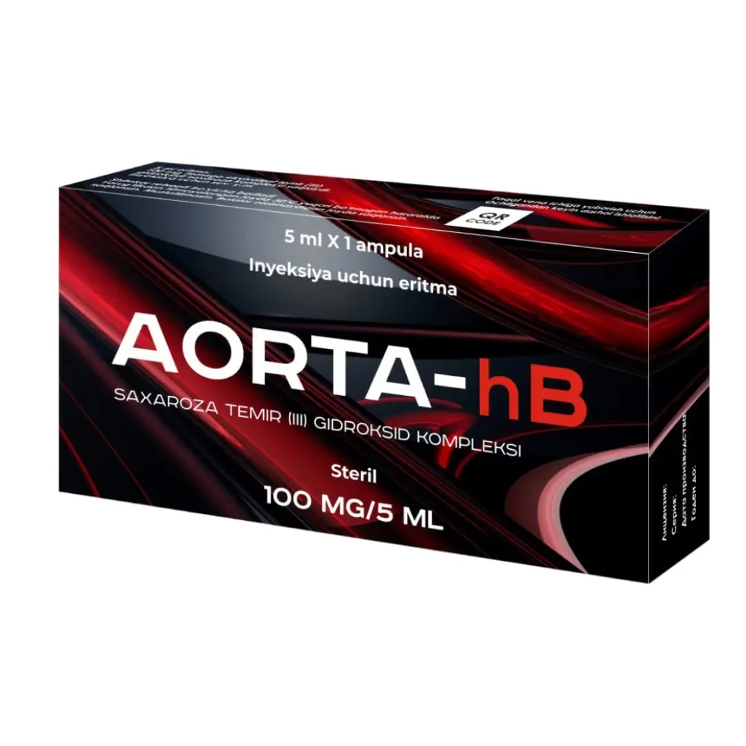 Аорта-hb р-р д/ин. 100мг/5мл №1