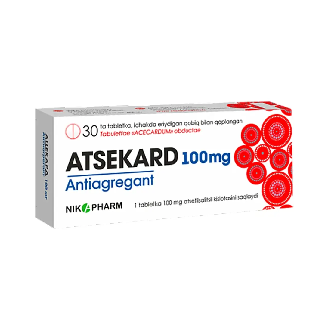 Atsekard tab. 100mg №30