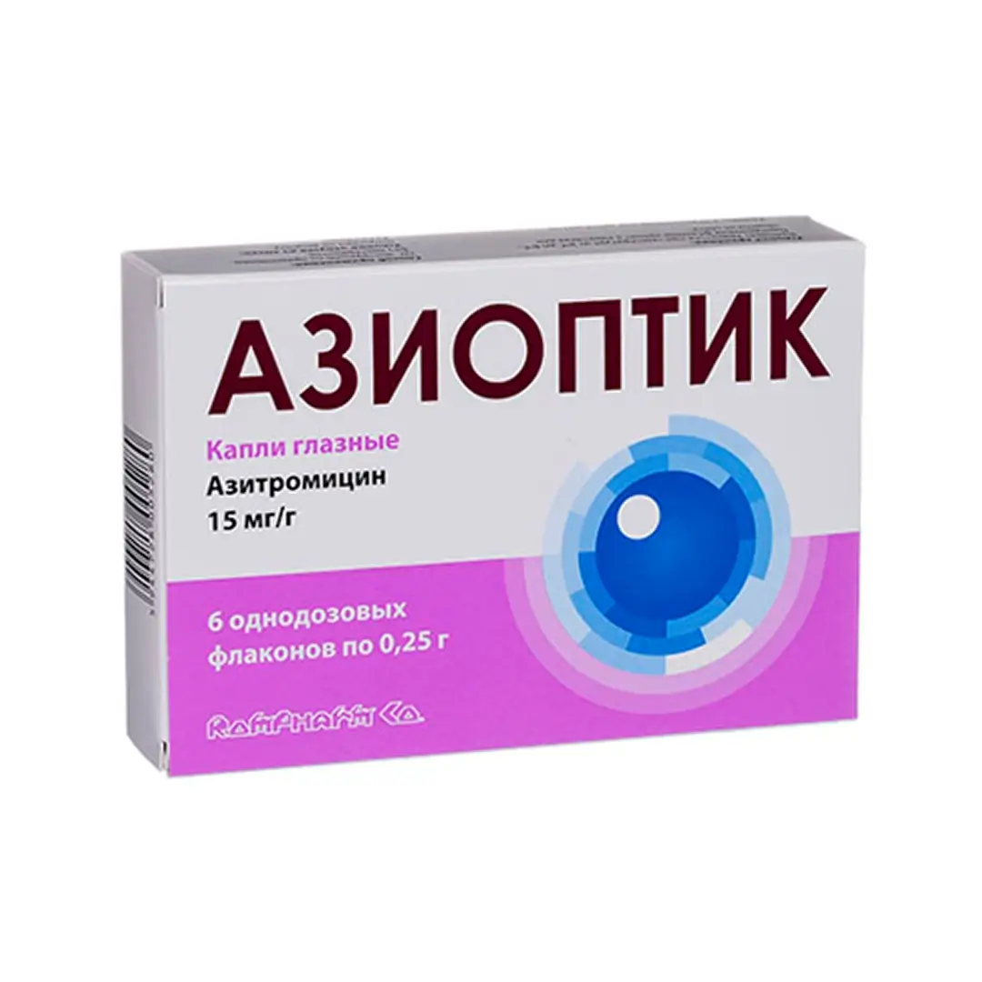Azioptik Kapli glaznie 15mg/g rastvor №6