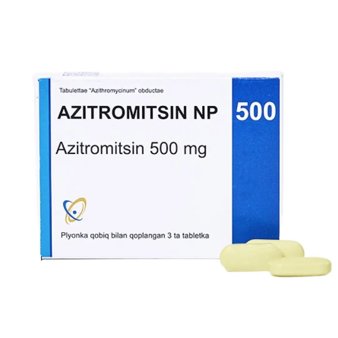 Азитромицин NP таб. п/о 500мг №3